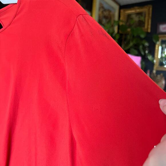 NWT Pinko Silk Ruffle Blouse - Picture 8 of 15